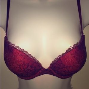 Ambrielle sexy red bra