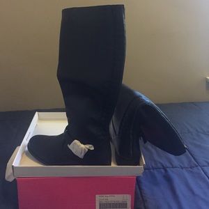JUSTFAB Wide calf knee high boots