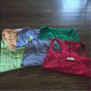 9 tank tops!