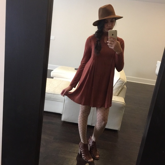 Sienna Choker Knit Swing Dress - Picture 2 of 4