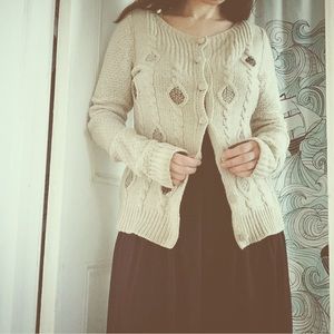 Charlie & Robin Softer Diamonds Knit Cardigan