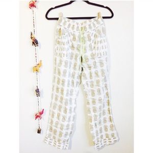 VS pineapple PJ pants