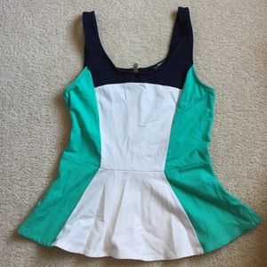 Express peplum tank