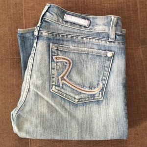 Rock & Republic flare jeans, size 28.