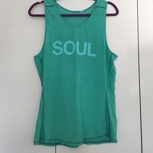 Lululemon Teal Soul Cycle Tank