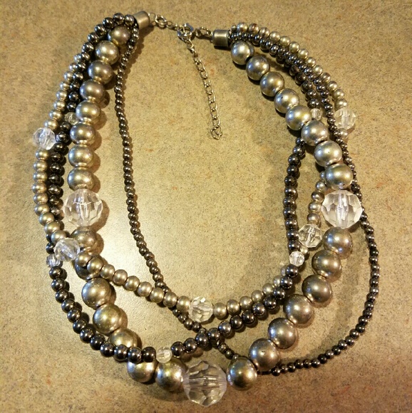 Multi strand beaded necklace - Picture 1 of 2