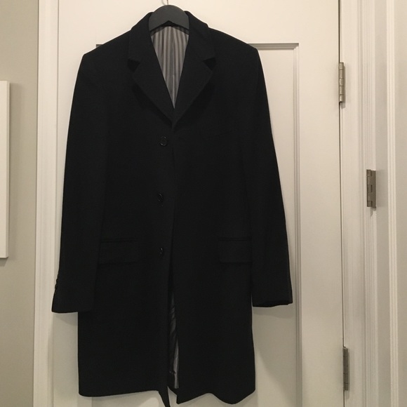 Men's cashmere blend overcoat