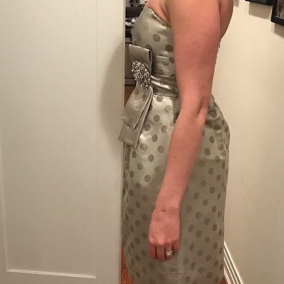 Eliza J Gold polka dot dress - Picture 4 of 4