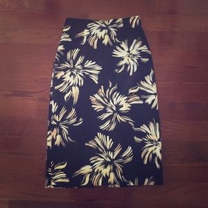 Chelsea28 floral pencil skirt