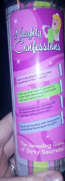 Naughty confessions game