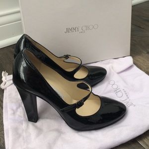 Jimmy Choo black patent Mary Jane - adorable!
