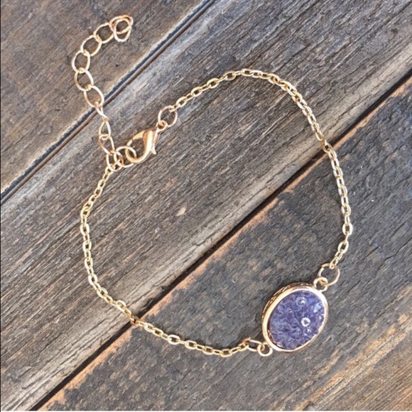 T&J Designs Jewelry - Druzy Stone Bracelet