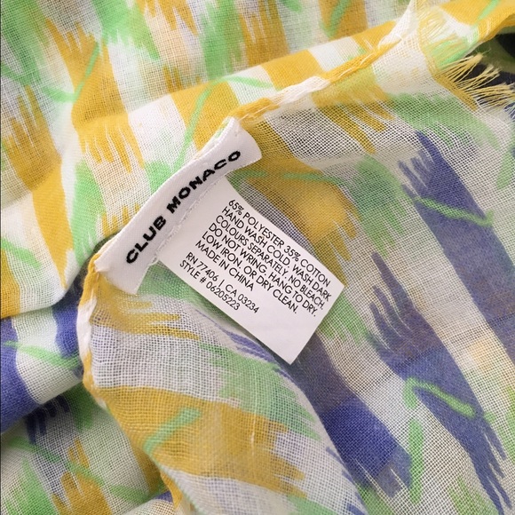 Club Monaco Multicolor Scarf - Picture 3 of 3