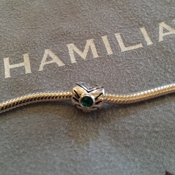 Chamilia heart May birthstone CZ - Picture 1 of 1