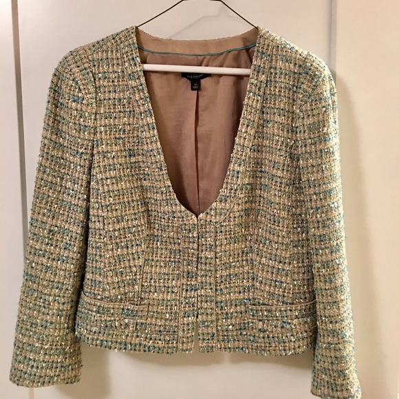 Ann Taylor tweed blazer