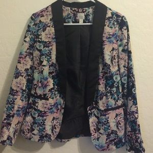 Lauren Conrad Floral Blazer
