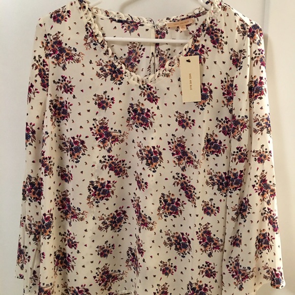 Skys Are Blue floral blouse