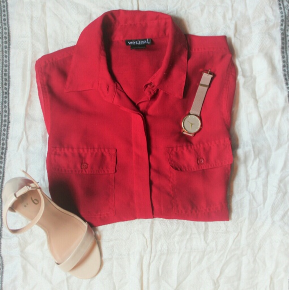 Sheer Button Up