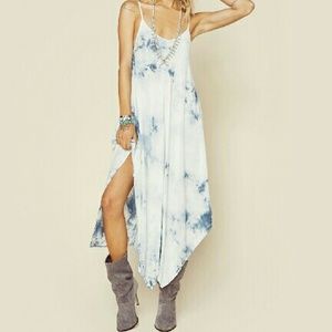 Blue life sundown hank cami dress in tie dye