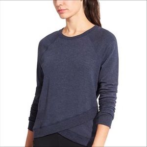 Athleta criss cross sweatshirt Clearance