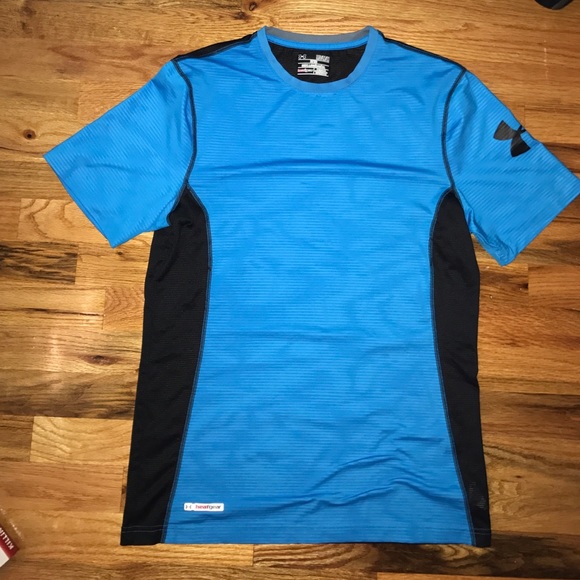 Boys Under Armour Fitted Heat Gear Shirt