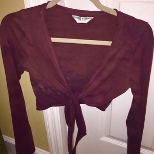 Hard Tail Brushed Cotton Cropped Top