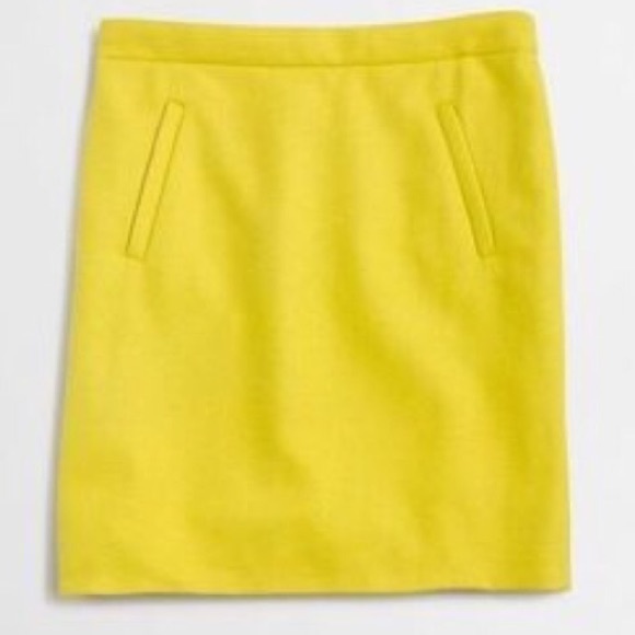 JCrew size 8 100% wool mini skirt.