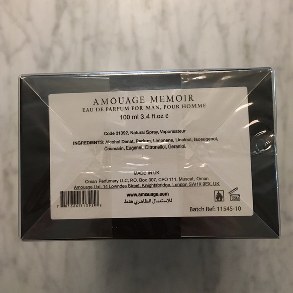 Amouage Memoir Man EDP 100ml 3.4 oz cologne - Picture 4 of 4