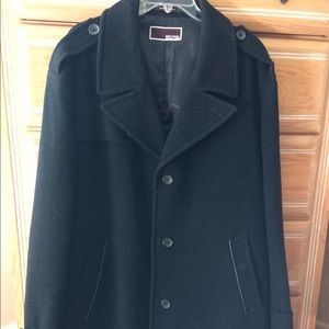Michael Kors black wool coat