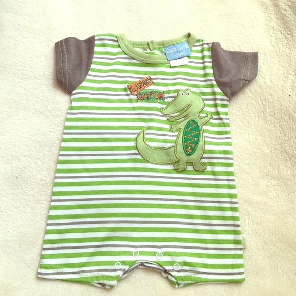 Later gator baby boy onesie