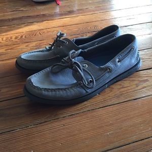 Gray Spery top siders men's 9.5