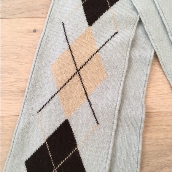 Juicy Couture Cashmere Argyle Scarf - Picture 2 of 3