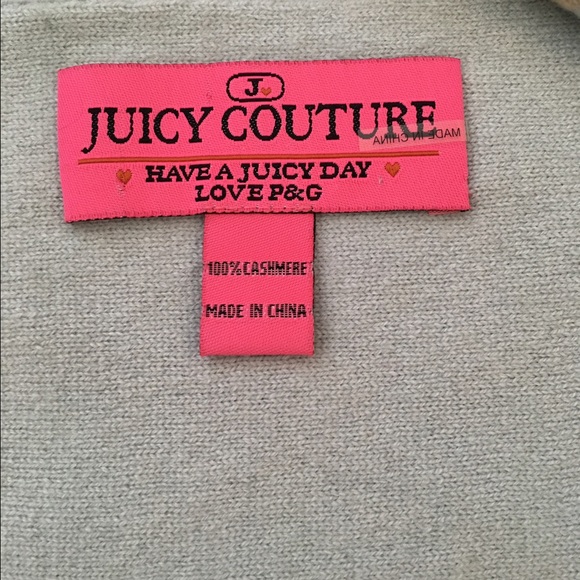 Juicy Couture Cashmere Argyle Scarf - Picture 3 of 3
