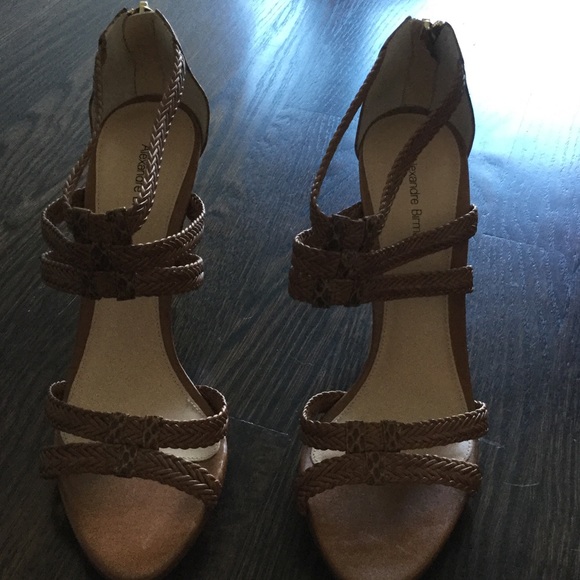 Alexandre Birman size 10 snakeskin heels