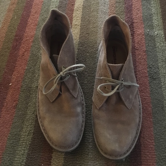 Clarks suede shoes, Womens 8