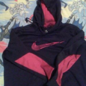 Red and black Nike hoodie