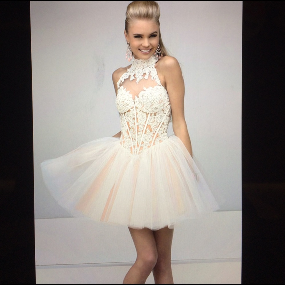 Sherri hill high neck dress