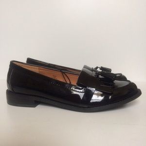 H&M Black Patent Loafers