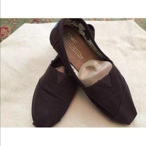Ladies TOMS Classics Dark Brown Size 6.5
