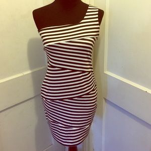 One shoulder dress