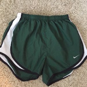 Dark green Nike shorts