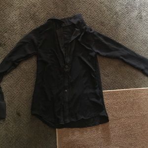 Sheer button up