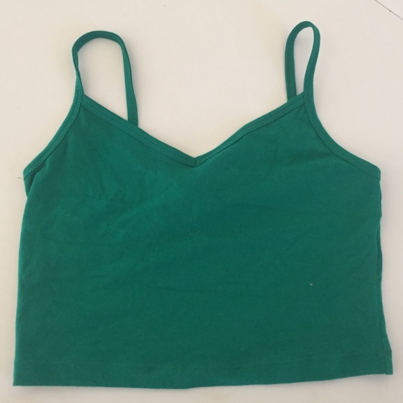 Forever 21 green crop top