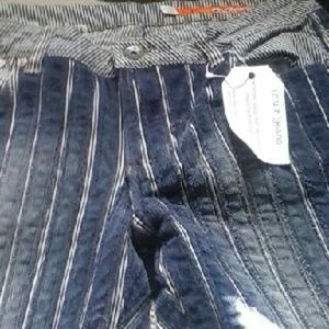 Unique corduroy/denim akdmks jeans