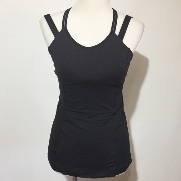 lululemon athletica Tops - LULULEMON LONG CUT OUT BACK TANK