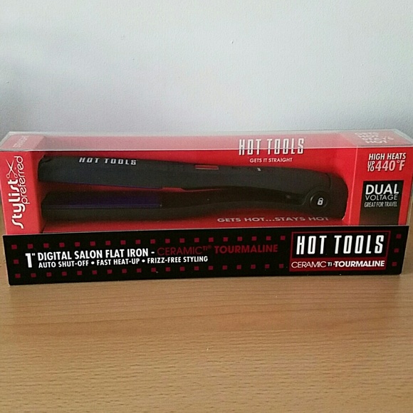 Hot Tools Ceramic Tourmaline 1" Flat Iron