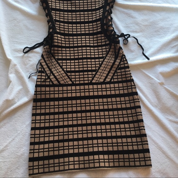 Grifflin dominatrix style checkered mini dress - Picture 3 of 5