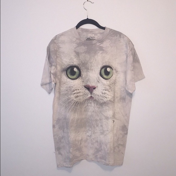 Cat face tee