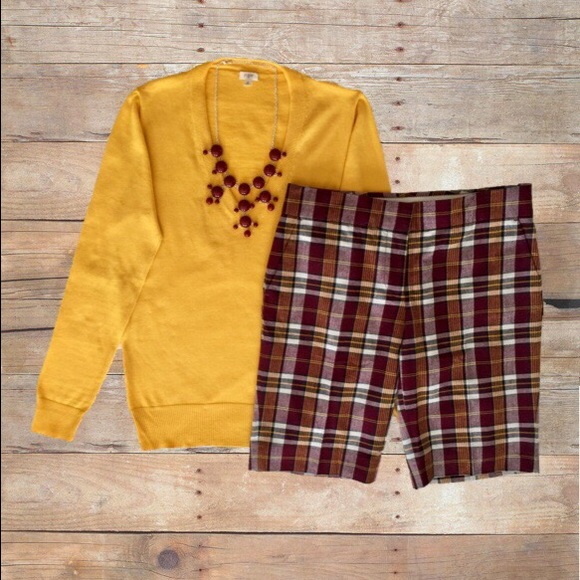 J. Crew Factory V-Neck Pullover Sweater Sz Small