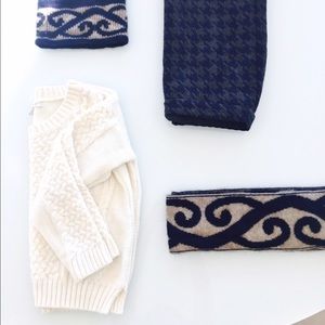 Cream colored knit sweater